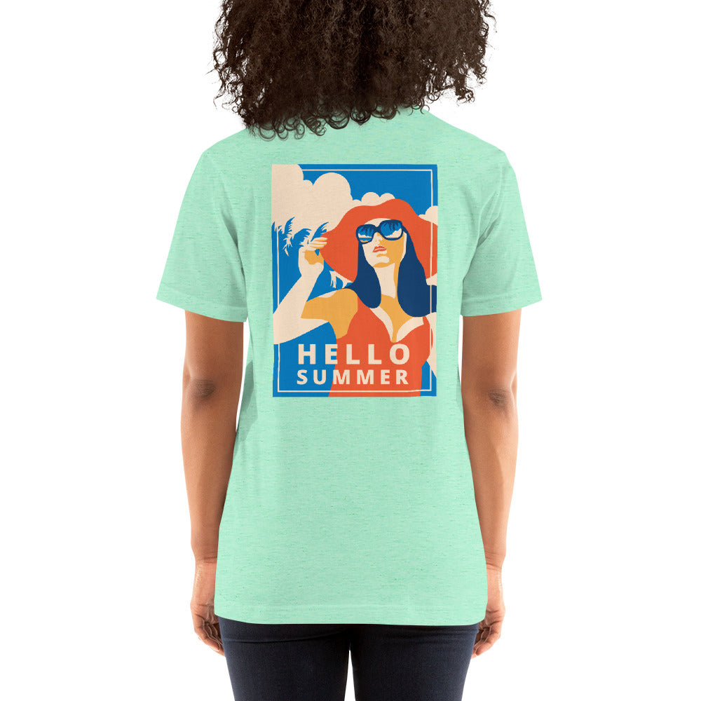 Hello Summer Unisex t-shirt